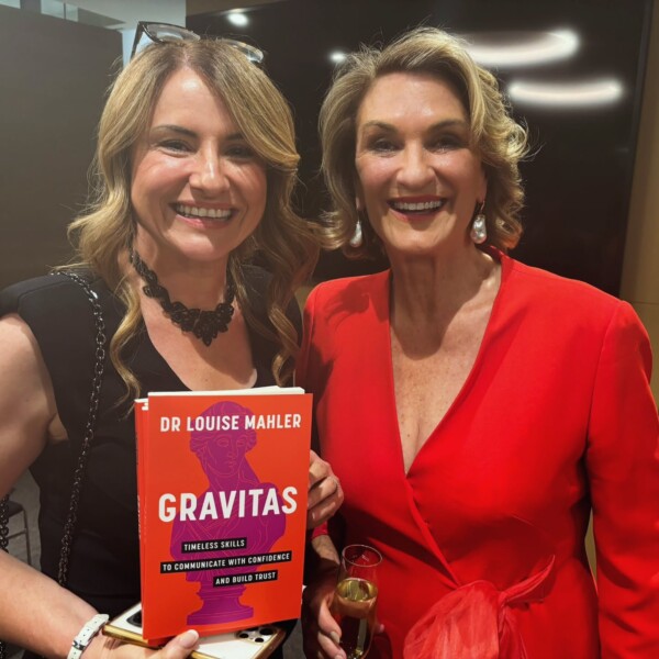 It was wonderful to attend drlouisemahler 's book launch yesterday. 🥂If you haven't seen Dr Mahler in action, please do yourself a favour and try to catch one of her keynotes or master-classes. In a world where everyone is an 'expert', Louise embodies that rarest of combinations: depth and delivery. 

Her presentations are engaging, exhilarating, and always hit you with a few truth bombs.

Her Gravitas book is a must-read for all professional women. I've bought several copies to give to my clients.

Brava, Dr. Mahler! 👏👏👏
I can't wait to attend her Gravitas Masterclass in Melbourne on June 7th.

highperformance leadership ceo gravitas